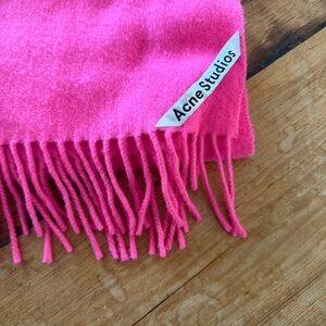 Acne Studios Pink Scarf